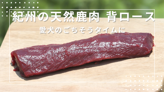 天然鹿肉 背ロース 追加しました。