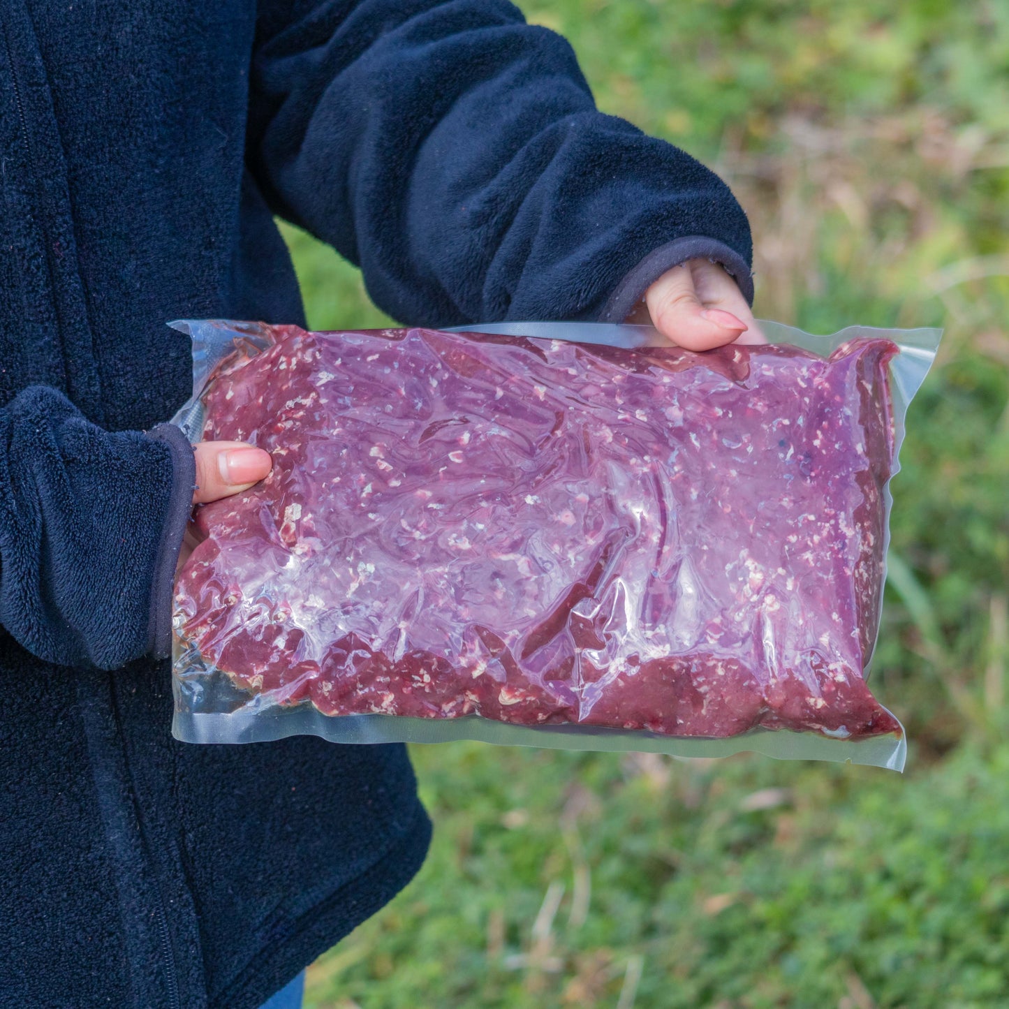 天然ジビエ肉(冷凍)ミンチブロック 1kg【クール便】