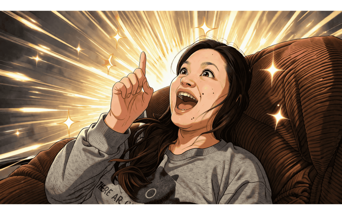 ひらめいたときの画像