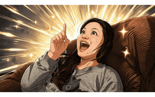 ひらめいたときの画像